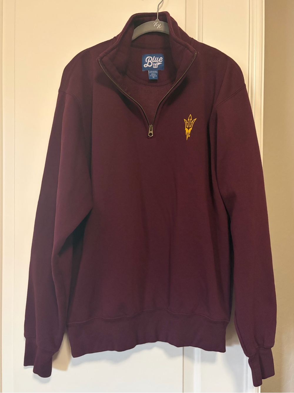Arizona State University Sun Devils ASU Maroon Quarter-Zip Pullover